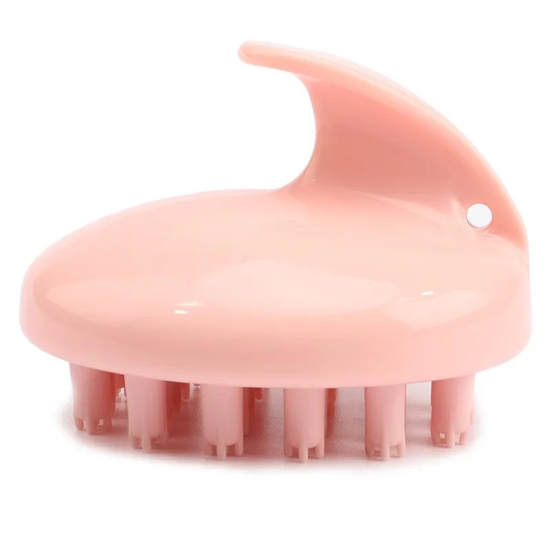 Silicone comb Силиконовая насадка для мытья волос, массажер для тела, шампунь, щетка для массажа головы, душ для тела, щетка для ванны, спа, Массажная щетка для похудения - Цвет: Silicone comb
