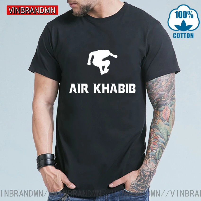 Camiseta Parody Khabib Nurmagomedov футболка мужская мода русский Орел Хабиб боец уличная хип-хоп