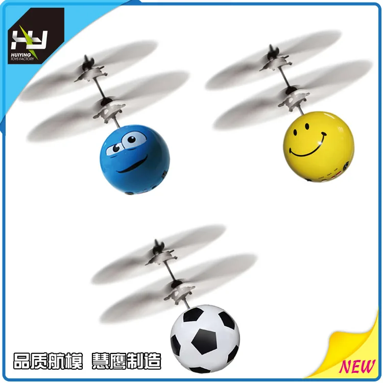 Hui eagle Toy Hy821 Smart Sensing Shining Fly Ball Aircraft Model Plane Football
