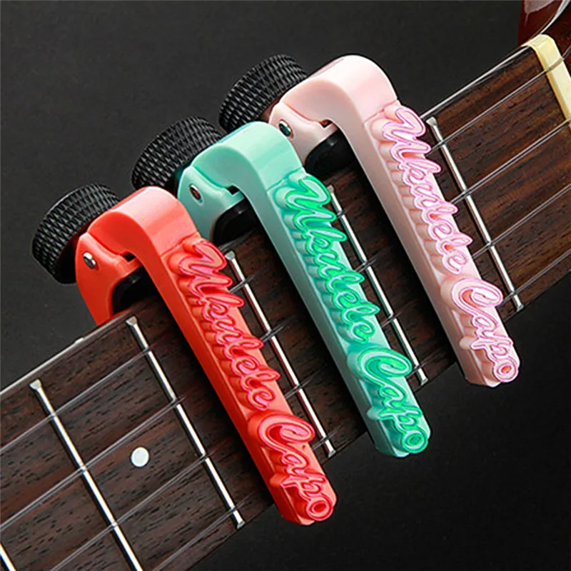 Wonderful! Capo Clamp Green Pink Orange Black Durable Universal 4 String Guitar Ukulele Electric Parts Accessories | Спорт и
