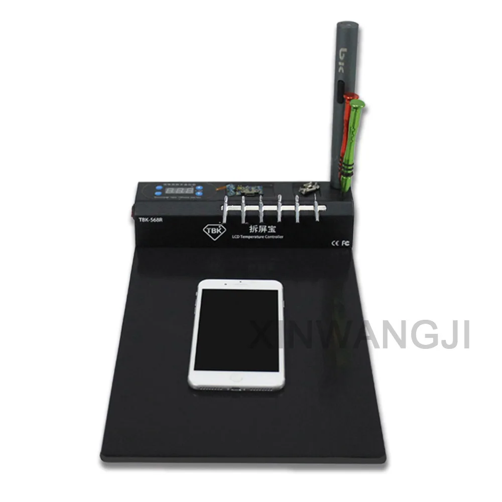 TBK-568R LCD защитный экран Панель Экран сепаратор/дробилка для переработки нагрева сепаратор для iPhone samsung телефона iPad Tablet Стекло Экран