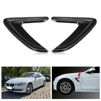 

For BMW 3 Series F30 Car Side Air Vent Outlet Trim Carbon Fiber Styling Cover 2013 2014 2015 2016 2017 2018 ABS Plastic