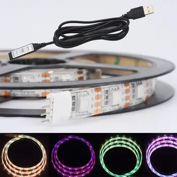 

LED USB TV LED Strip Durable Light Strip Party Flexible Multi Color Super Bright LED String Backlight Home Lighting Night Lamp