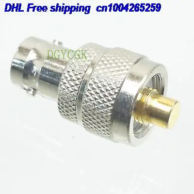 

DHL 50pcs Conversion Adapter BNC female F to SMA jack golden no pin for ICOM RADIO adapter 22cs