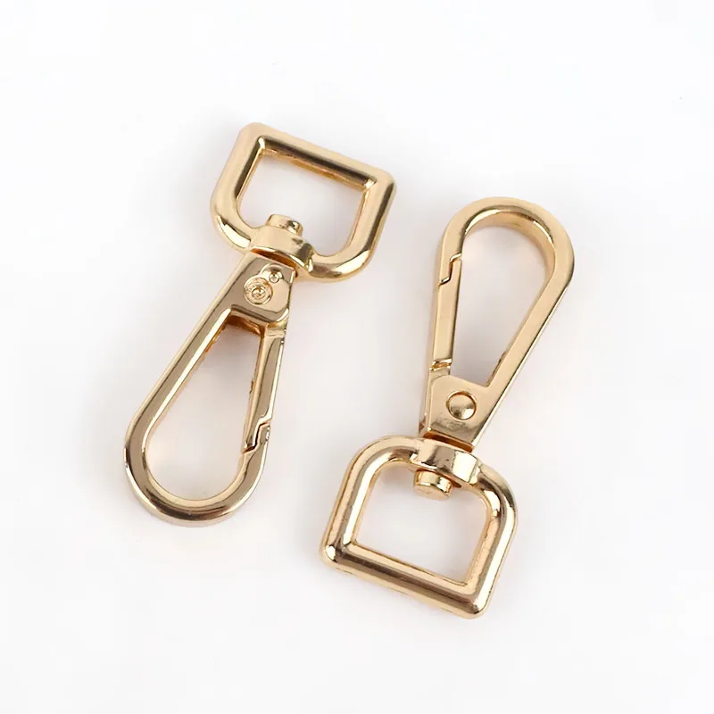 lightgold Meetee, 13 мм, металлическая пряжка для сумки, ошейник для собаки, поворотный триггер, зажимы, застежка, крючки, брелоки, защелкивающийся крючок, аксессуары для самостоятельной сборки, F2-10 - Цвет: lightgold