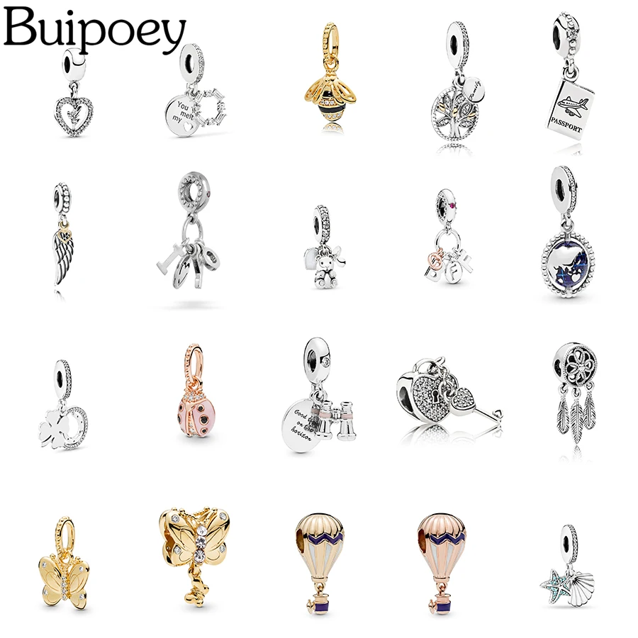 Buipoey 2 шт./лот подвеска в виде новой королевы пчелы буквы горячего воздушного шара