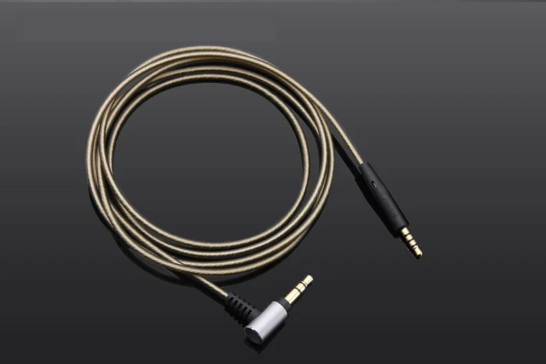 6ft Replacement Silver Plated Audio Cable For JBL Tune 700BT CLUB ONE 700BT 950NC UA Train Wireless headphones