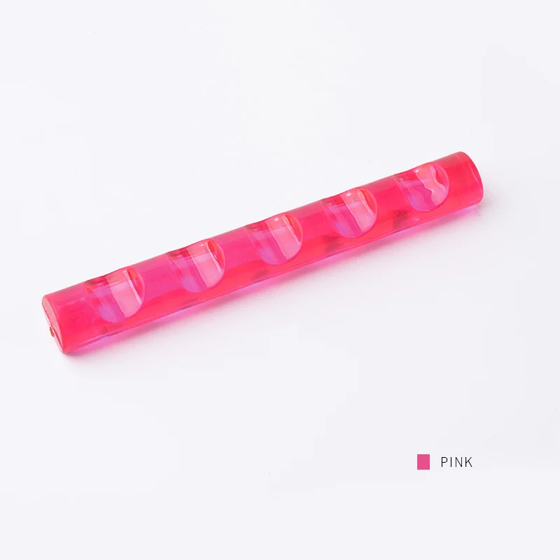 5-Gitter, buntes Acryl-Nagelbürstenregal, transparenter Stifthalter, Ständer, UV-Gel-Pinsel-Display-Werkzeug für Malerei und Maniküre – Detail 5
