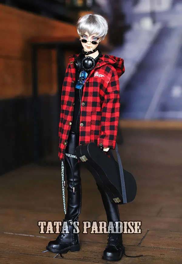 1/4 1/3 масштаб BJD Панк пальто с капюшоном для SD одежды BJD куклы аксессуары, не включены куклы, обувь, парик и другие аксессуары 18D1039