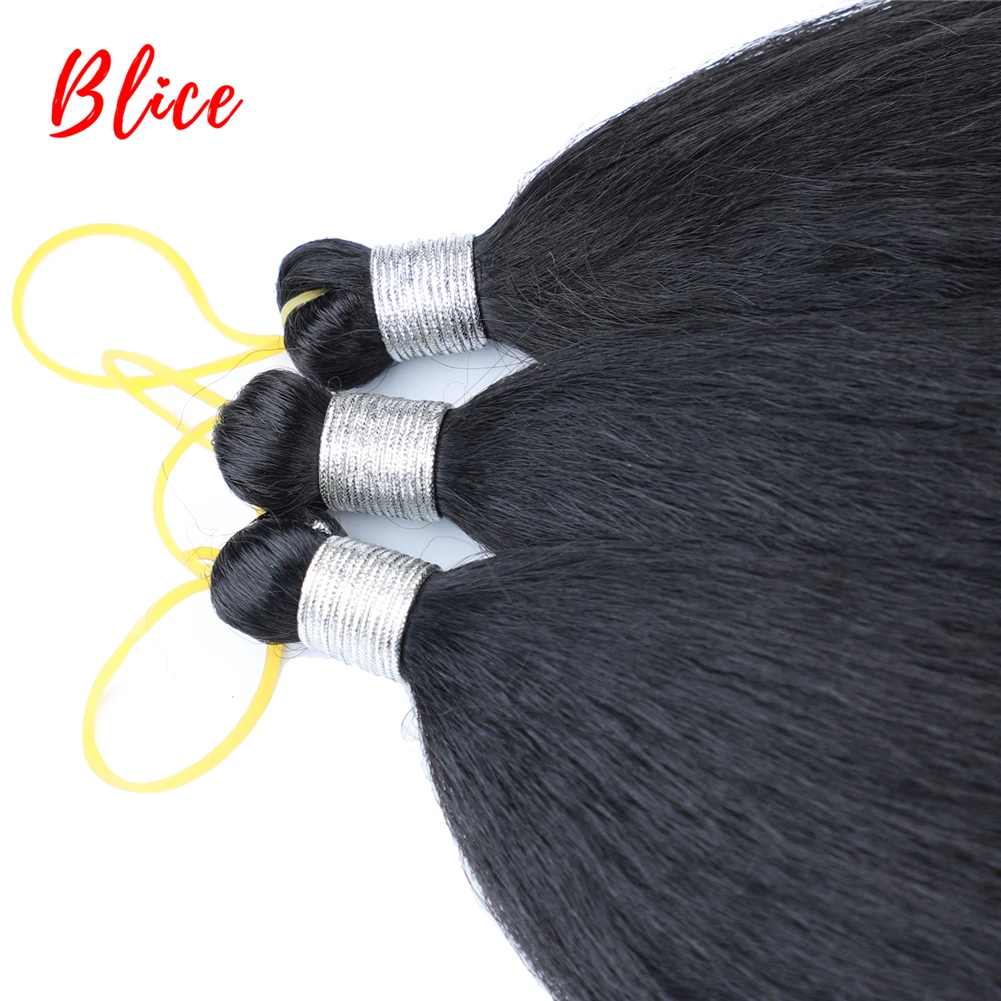 Kinky Straight Synthetic Braiding Bundles 18-24Inch 3Pieces/Pack Crochet Latch Hook Hair Extension For Women