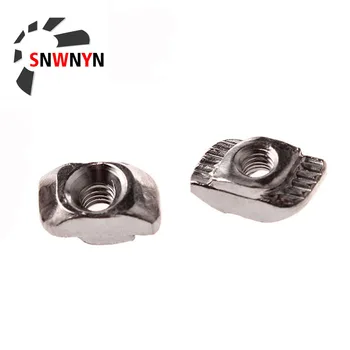 

M3 M4 M5 For 20 Series Slot T-Nut Sliding T Nut Hammer Drop In Nut Fasten Connector 2020 Aluminum Extrusion 10/20/50/100PCS/Set