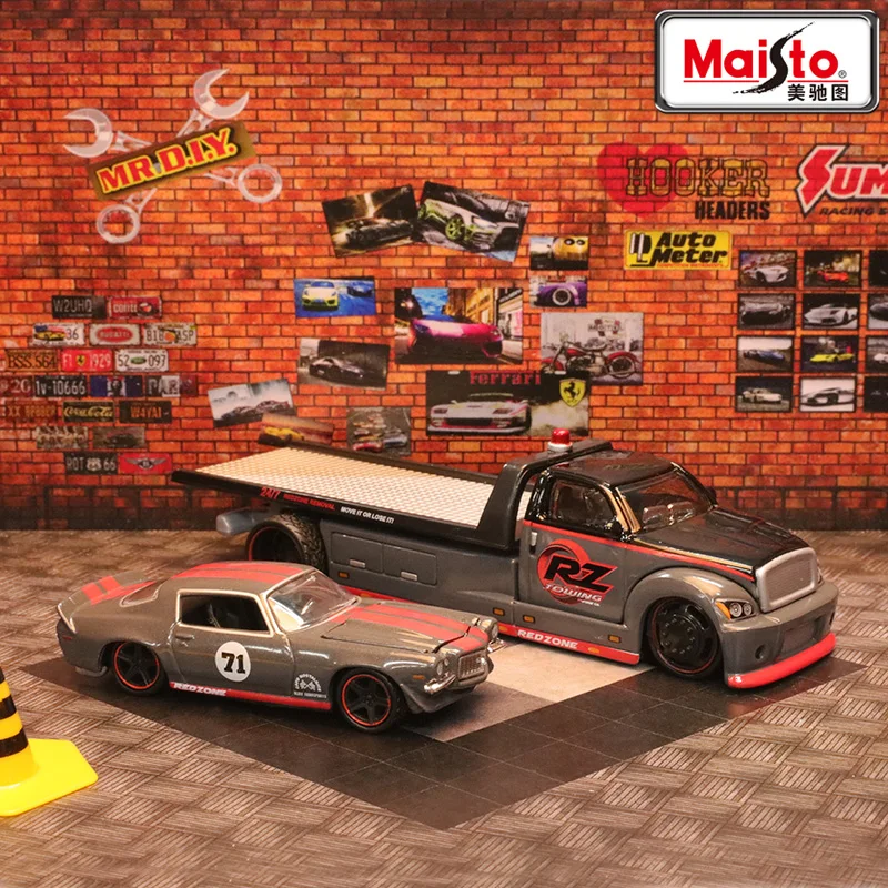 Maisto 1:64 1971 Chevrolet Camaro Z/28 Design Elite Trasporto Pressofuso Modello Di Auto Collezione Regalo Giocattolo