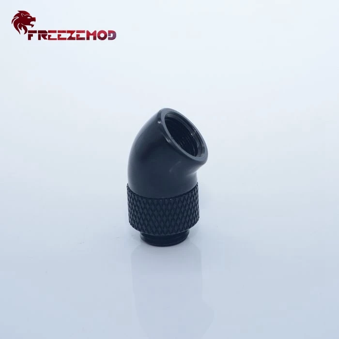 Латунный фитинг FREEZEMOD с резьбой G1/4 дюйма 45 градусов адаптер поворотным фитингом