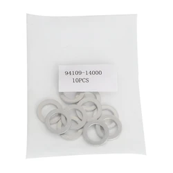 H2CNC – bouchon de vidange d'huile moteur, 10 pièces, joints de rondelle d'écrasement 94109 14000 pour Acura / Honda 