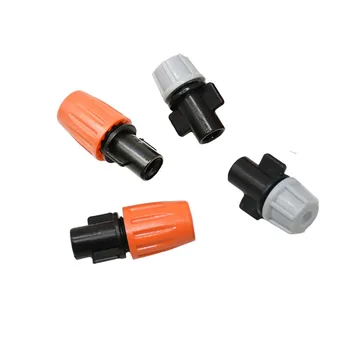 

Drip irrigation Orange gray mist sprinkler adjustable fog nozzle Greenhouse garden Watering Irrigation 6mm hole 200 Pcs