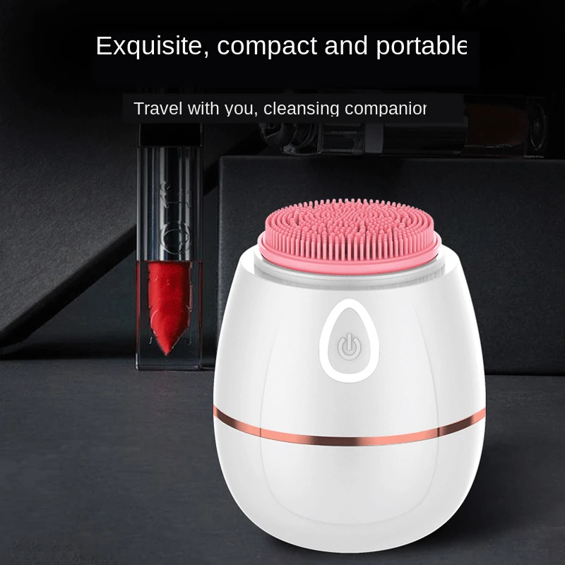 Ultrasonic Face Cleaning Device Wireless Charge Vibration Waterproof Face Massager Pores Cleansing