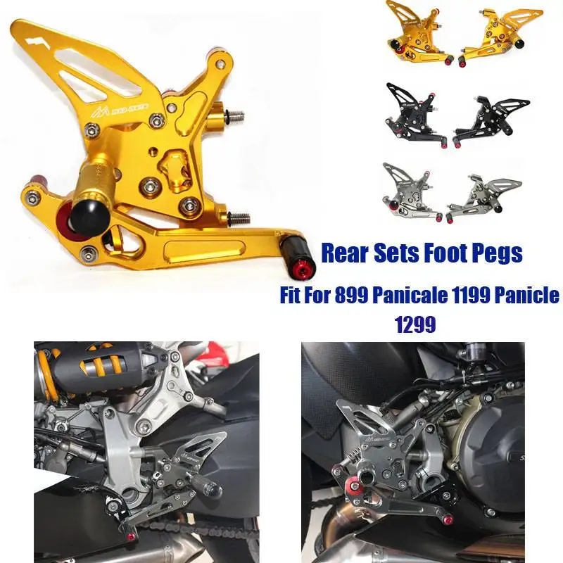Подходит для поездок на мотоцикле DUCATI 899 1199 1299 PANIGALE CNC регулируемая подножка Подножка езды велосипеде