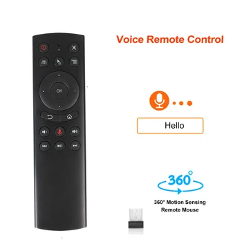 

G20S Gyro Smart Voice Remote Control IR Learning 2.4G RF Mini Wireless Fly Air Mouse Keyboard G20 For Android TV Box