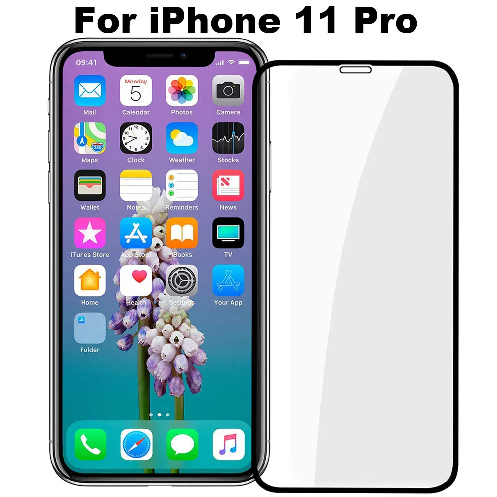 3D полное покрытие из закаленного стекла для iPhone 11 Pro Max X XS XR 8 Plus 7 6 6S iPhone11 защита экрана защитные аксессуары для телефонов - Цвет: For iPhone 11 Pro