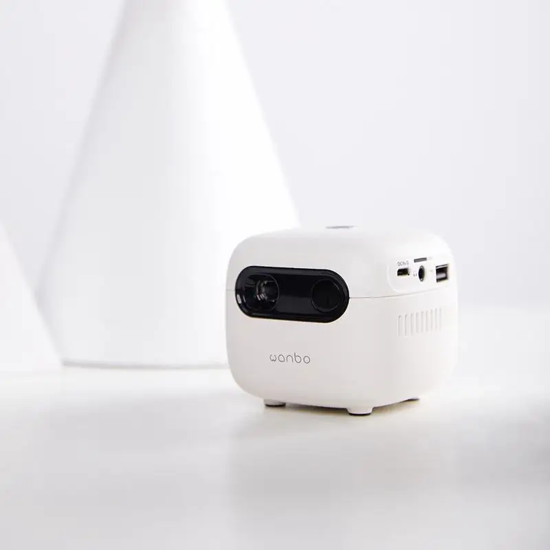  Xiaomi Wanbo Q6A DLP Projector LED Support 1080P 2.4G+5G Dual Frequency WIFI Bluetooth Portable Min