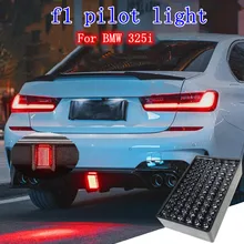 

Brake Lights Universal F1 Style DRL Red LED Rear Tail Stop Brake Light Third Brake Stop Safety Lamp Light Car LED For BMW 325i