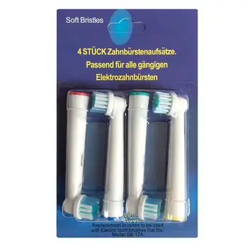 

4pcs Electric Toothbrush Heads Replacement SB-17A Soft Brush Accessories High Quality 2019 HOT Whosale&Dropship
