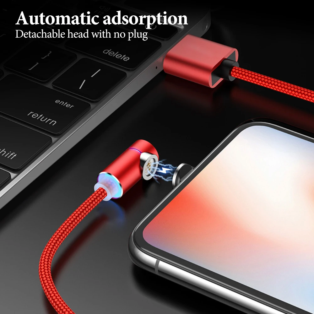1 м 2 м Магнитный USB кабель Micro usb type C кабель для быстрой зарядки для Xiaomi зарядный магнит Android телефон шнур кабель Microusb