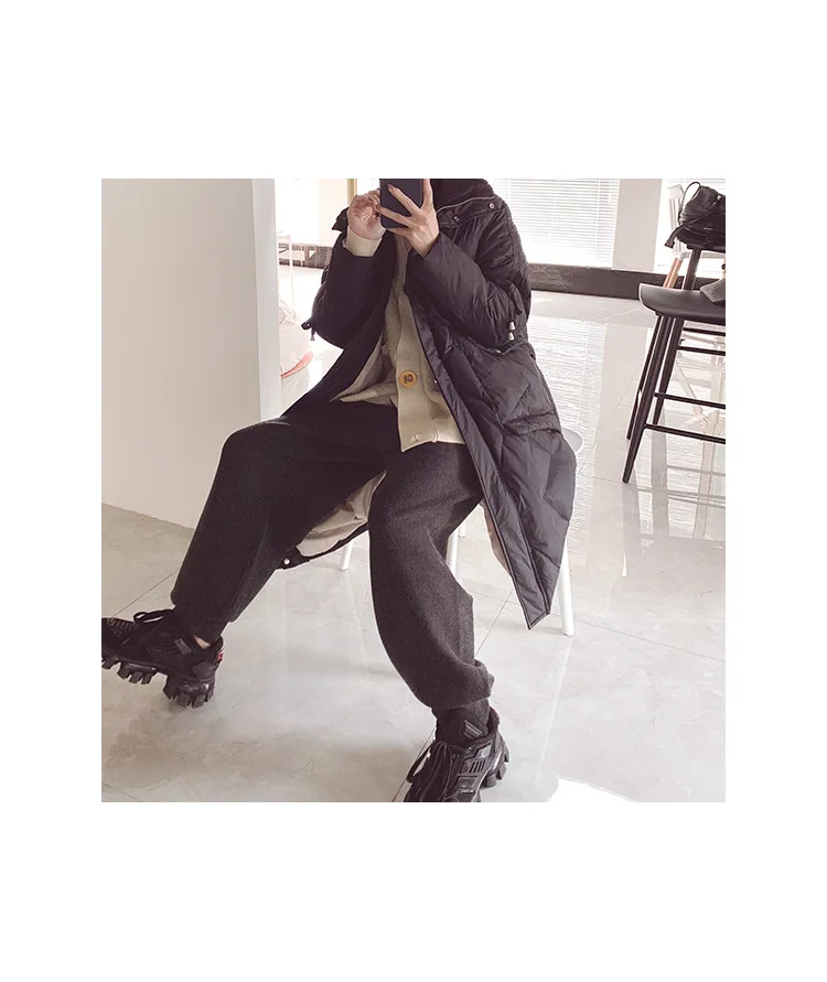 Women Summer Knit Trousers Women Black Harem Pants Ankle Length Pants Casual Trouser Elastic Waist Pants Korean Pants