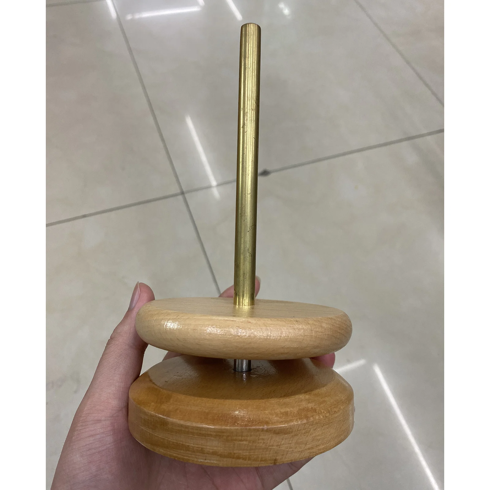 Wood Yarn Spindle