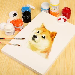 Papier de dessin vierge 8K, 40 feuilles/2 paquets de papier de couleur pour croquis d'art, papier de Test pour étudiants artistes (légèrement 