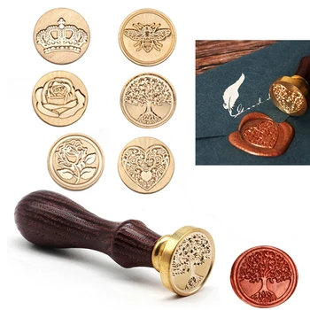 

Tree Sealing Wax Seal stamp Classic Diy Retro Metal Card making Wax seal Stamp Handcrafts Wedding Invitations Tools