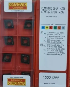

10PCS CARBIDE INSERT CCMT09T308-UR 4235