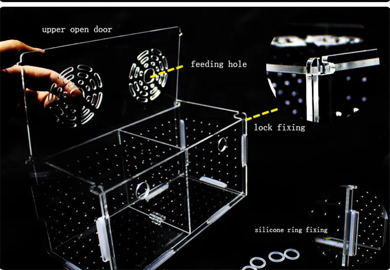 Аквариум разведение коробка акриловая изоляция рыба инкубация разведение мульти-коробки решетки инкубатор для аквариума