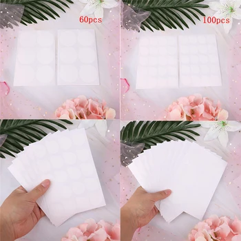 

Sticker Patches Adhesive Eye Lash Holder Pallet Tool 60pcs/SET Disposable Eyelash Sticker Glue Pads Eyelash Extension Paper