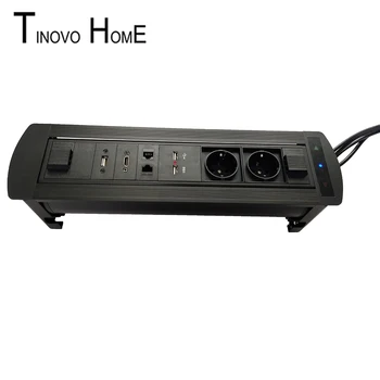 

Desktop socket / electric socket / European socket / WITH USB charging HDMI cable network interface/ electric rotary socket ES-5