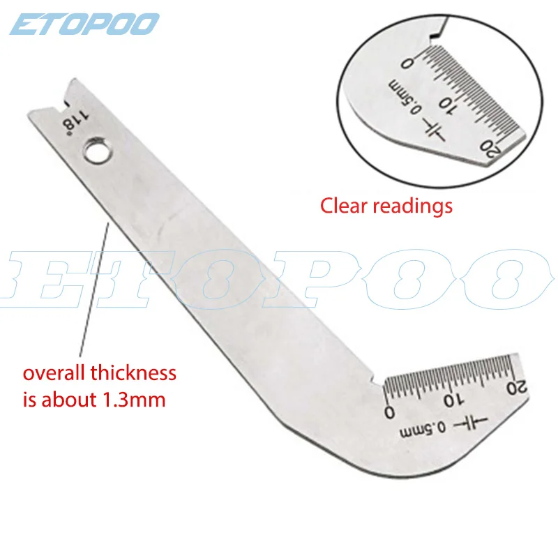 

8.75cm Stainless steel drill bit front gauge Bit front gauge Drill tip angle front edge measurement