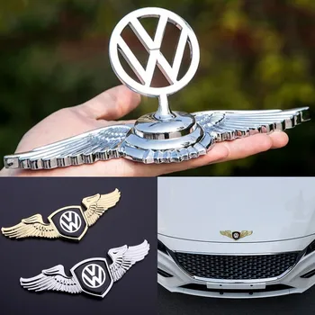 

Car Styling Metal Chromed Emblem Badge Sticker Front Logo for Volkswagen Golf 5 6 7 Polo Passat B5 B6 B7 Bora Jetta Tiguan CC