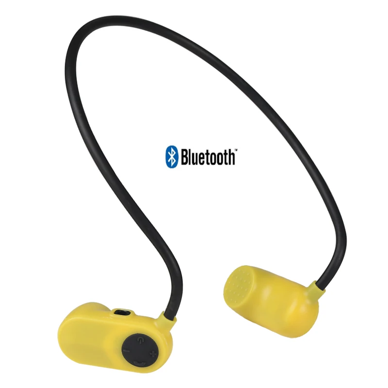 V31 костной проводимости HIFI MP3 плеер IPX8 водонепроницаемый плавательный Спорт на открытом воздухе наушники Bluetooth 5,0 MP3 Музыкальные плееры - Цвет: Bluetooth Yellow