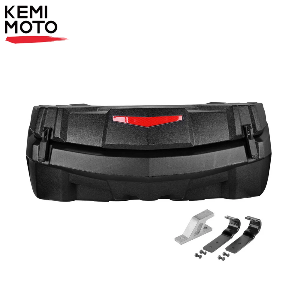 

UTV ATV for Can Am Outlander MAX 450 500 Renegade 500 Maverick X3 2013-2019 Trunk Rear Storage Cargo Box Black 2015 2016 2017