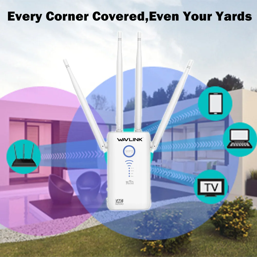 Wavlink гигабитный WIFI расширитель диапазона беспроводной повторитель 2 4G/5G