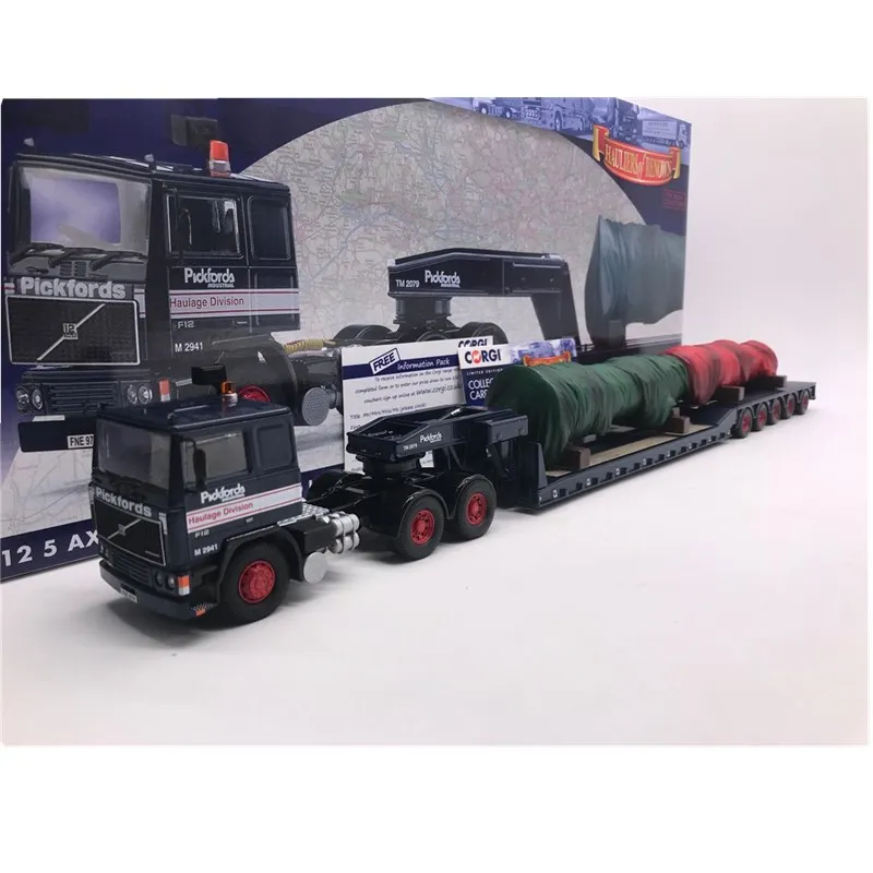 1:50 VOLVO F12 сплав модель грузовика Металл Инженерная модель автомобиля коллекция подарок