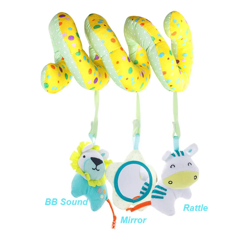 Brinquedo para Carrinho de Criança Animal dos Desenhos Chocalho do Bebê Educativos para Brinquedos do Bebê Colorido Animados Brinquedos Gráficos Cognição Cedo 0-12 Meses 5 dos desenhos animados chocalho do bebê brinquedos