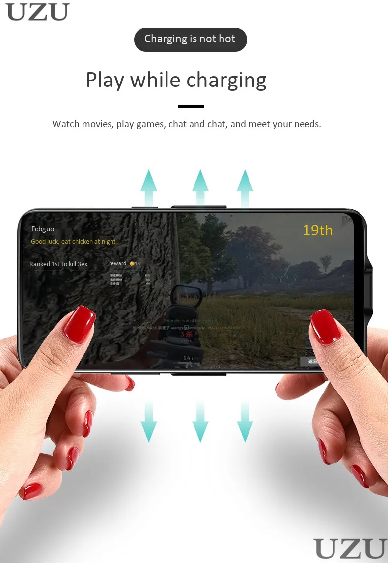 6500 мАч Внешний держатель подставки зарядное устройство чехол для huawei Honor 9X портативный беспроводной зарядный чехол для huawei Honor 9X Pro