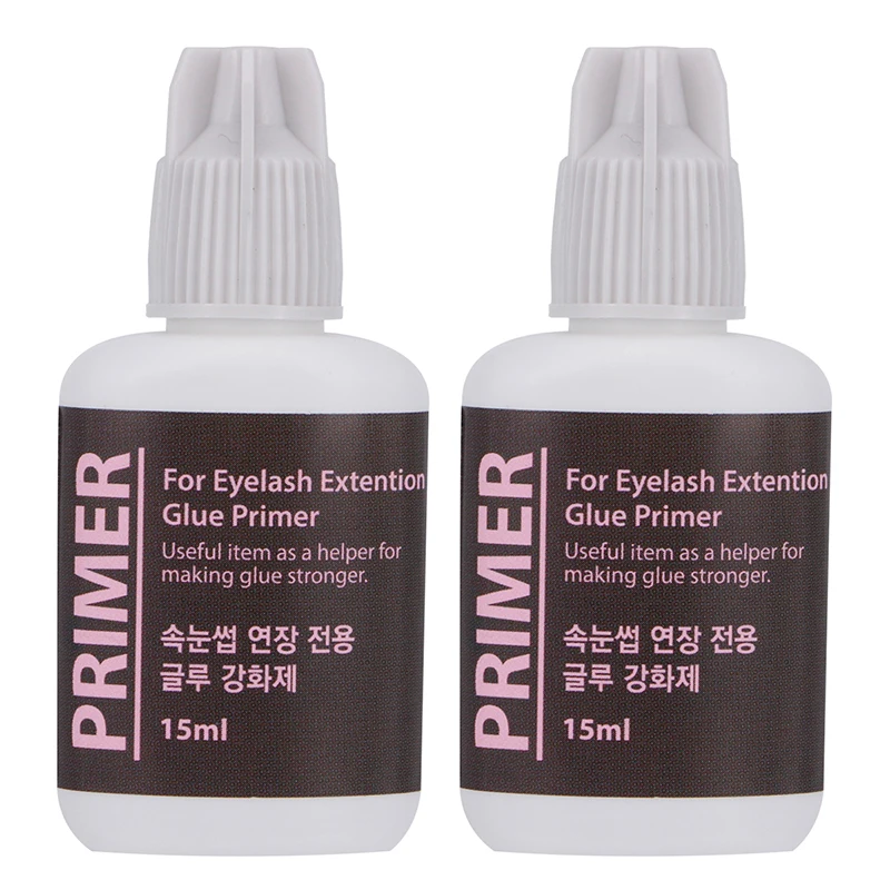 2 bottles Sky Glue Primer for Eyelash Extenion Lash Primer Individual