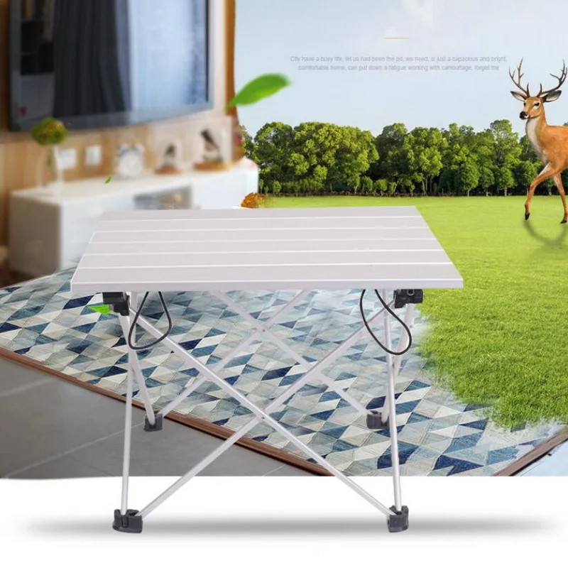 Portable folding table outdoor barbecue camping table stall ultra light table portable outdoor folding table