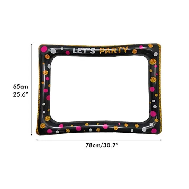 Inflatable Frame Photo Booth Props Selfie Picture Frame Party Supplies for Birthday Bridal Shower Baby Shower Wedding Carnival 6