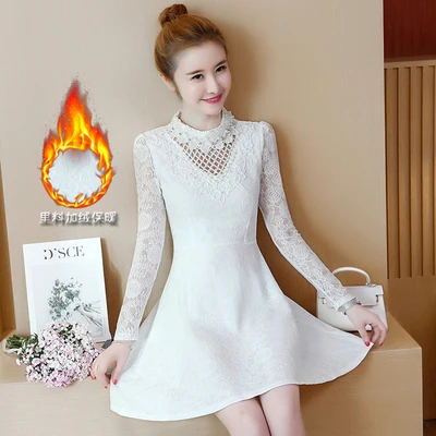 white fleece Весенне-осенние кружевные Детские платья в стиле пэчворк; флисовое праздничное платье на свадьбу для подростков; детское платье для девочек; элегантное детское платье для девочек; Vestidos - Цвет: white fleece