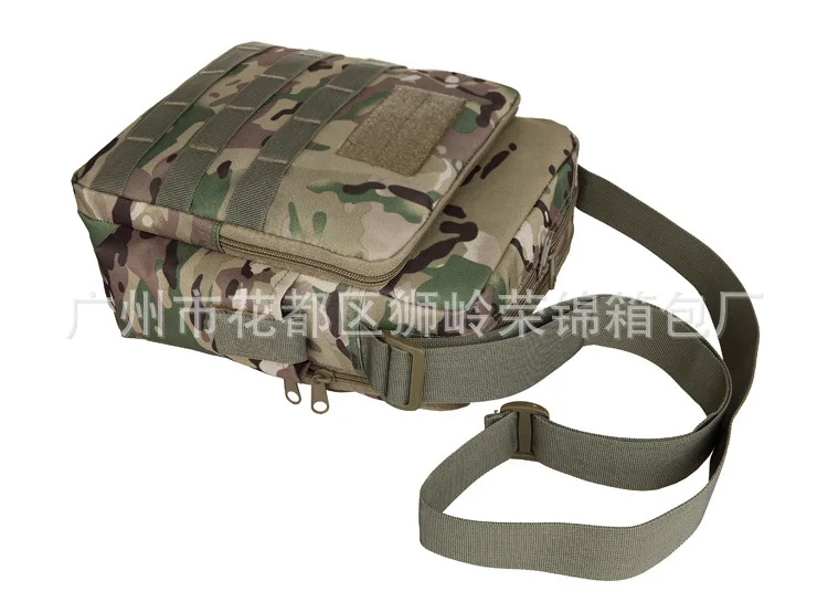 Factory Currently Available Wholesale Tactical Backpack Outdoor Army Camouflage Paragraph Open Country Crossbody Bag Oxford Clot