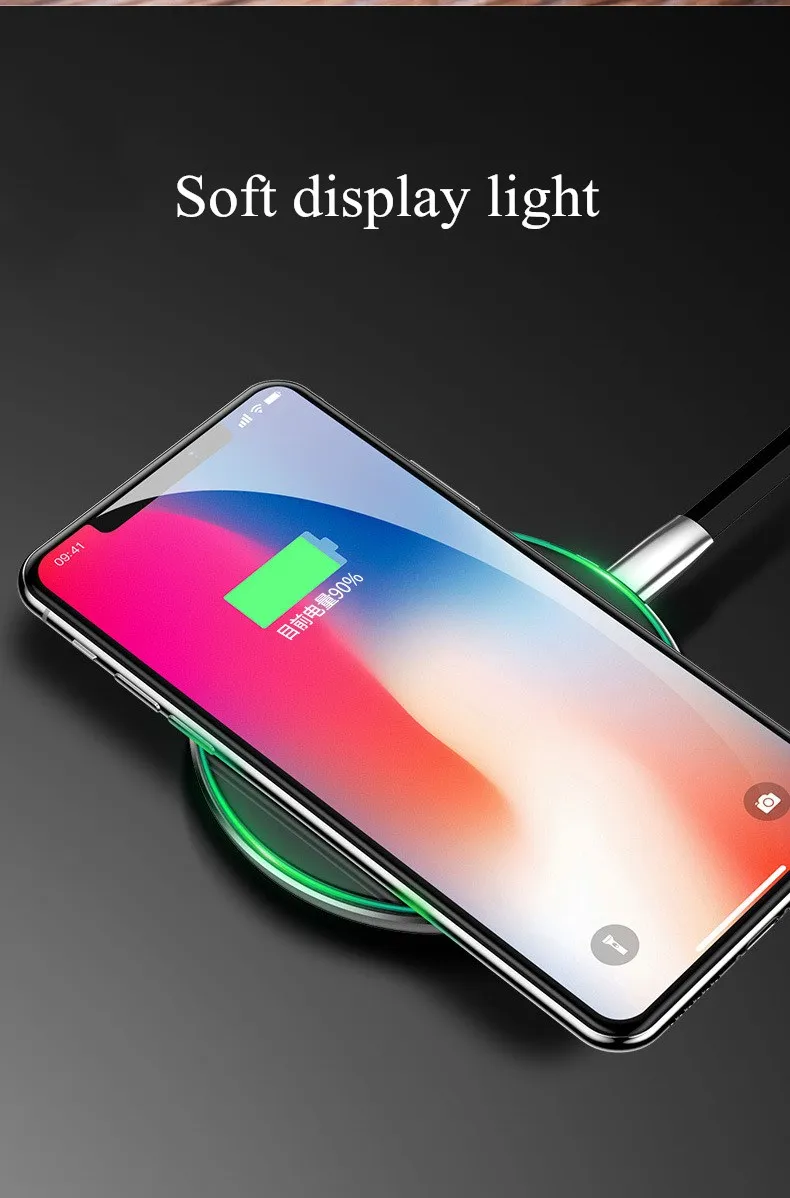 Быстрое беспроводное зарядное устройство для samsung Galaxy S10 S9/S9+ S8 Note 9 usb зарядное устройство для iPhone 11 Pro XS Max XR X 8 Plus