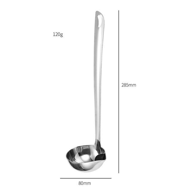 Accessories Stainless Steel Colander Strainer Long Handle Scoop Filter Oil-Water Separation Spoon Grease Trap Skimmer